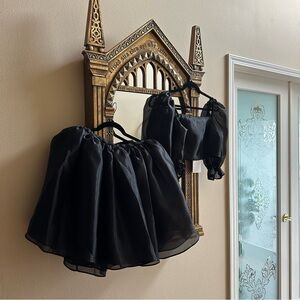 The Puff Top (M) and Skirt (S) Set